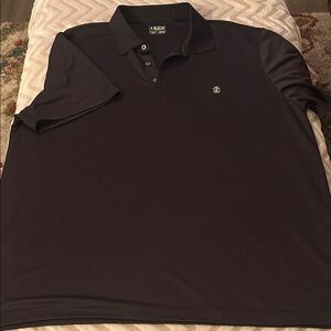 IZOD Men's Black Polo Shirt size XXG short sleeves